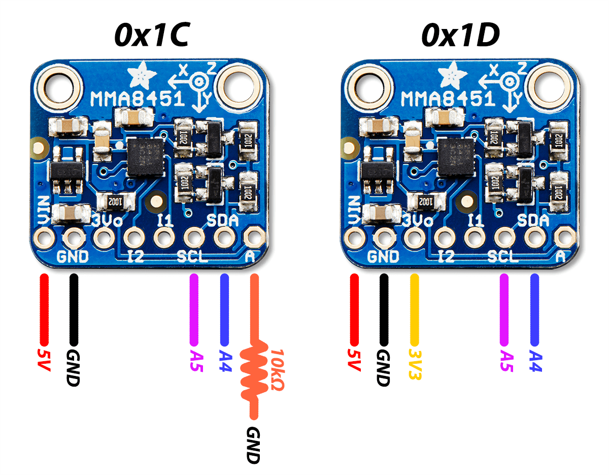 accelerometer connection