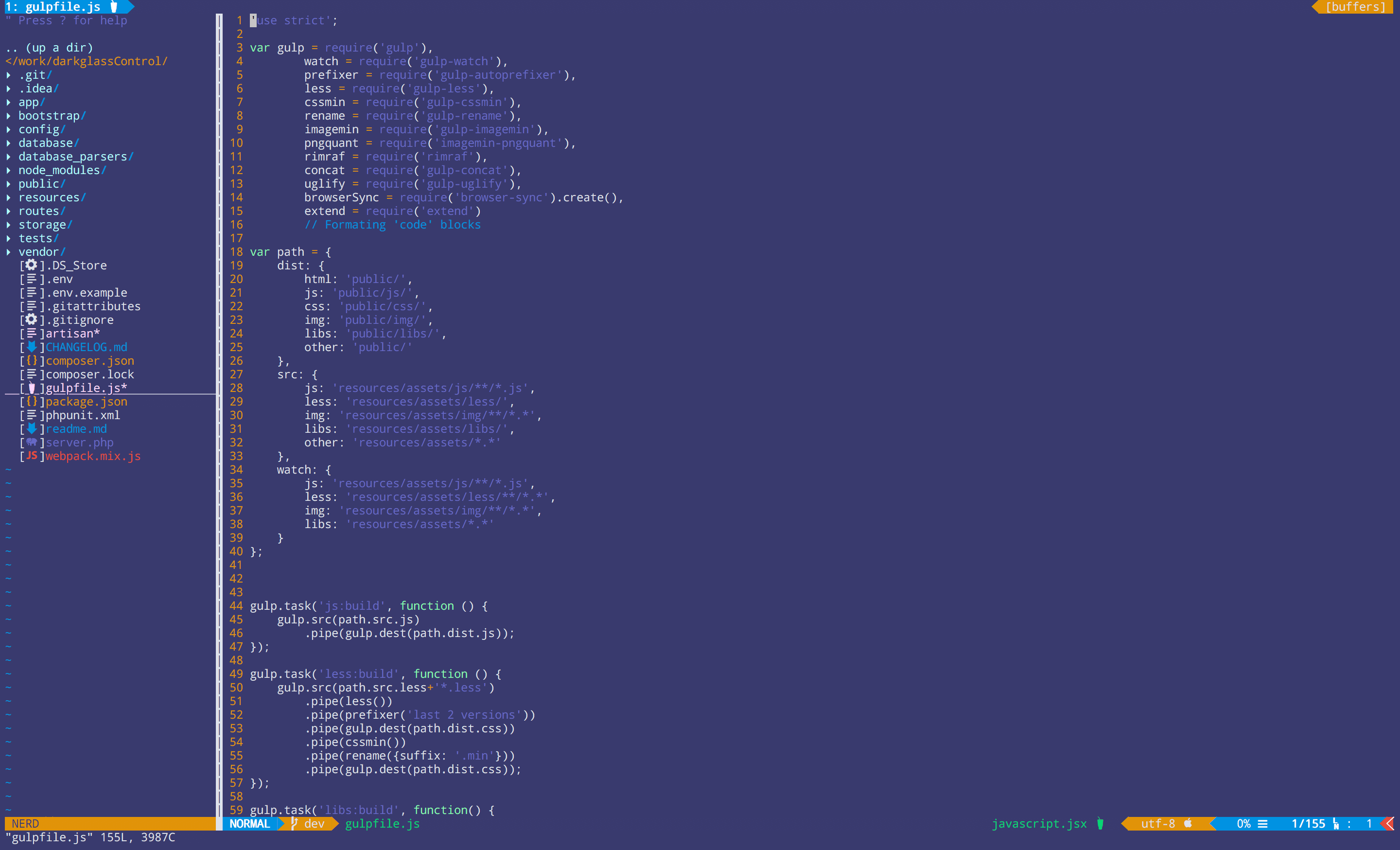 vim configuration